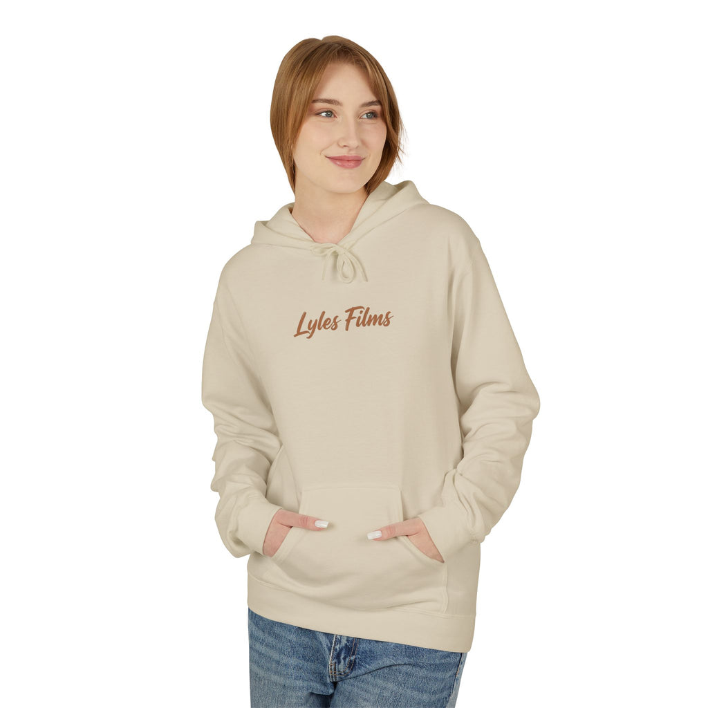 Lyles Films Hoodie — Vintage Mountain Trout Logo Pullover