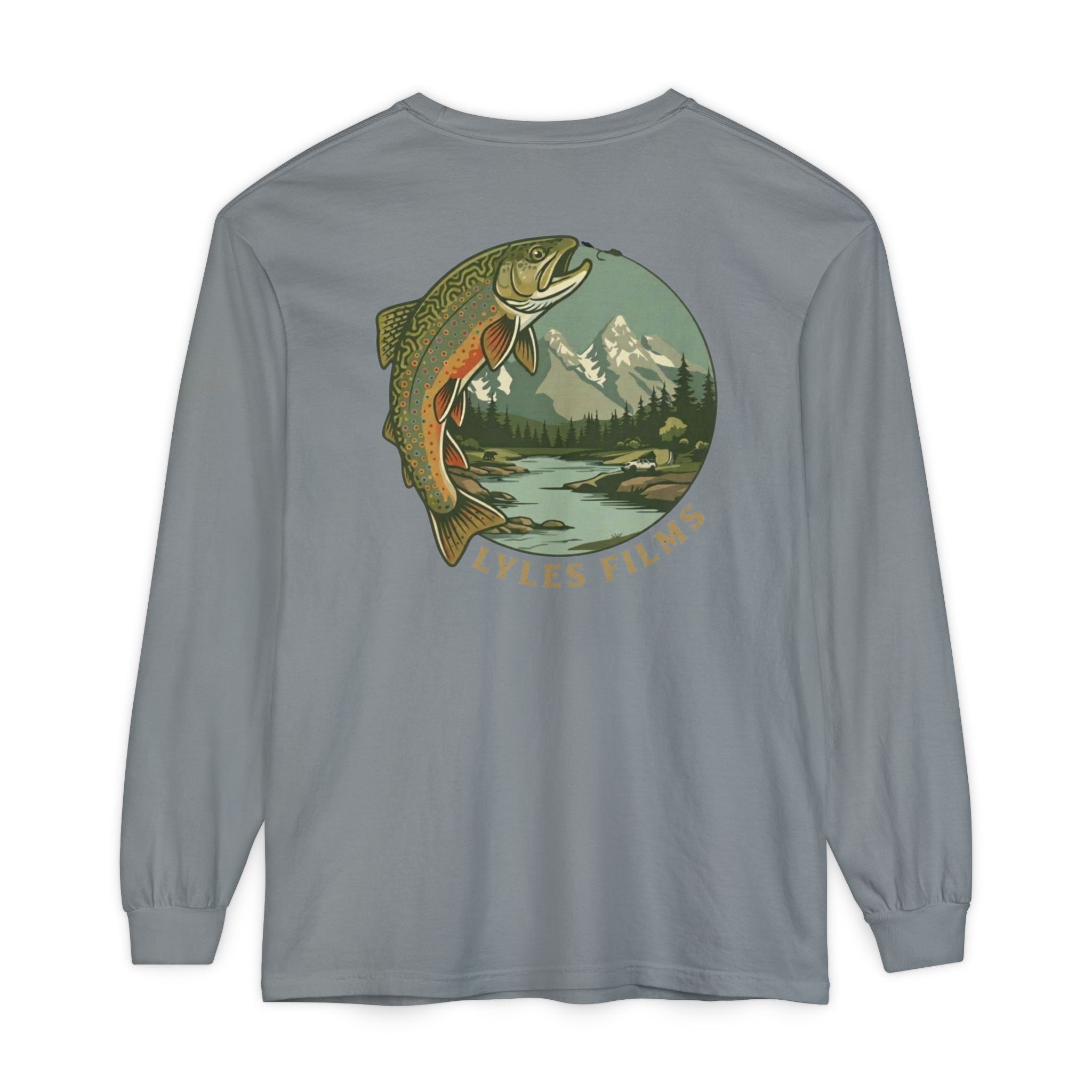 Classic Long Sleeve Brook Trout - Lyles Films Trout Graphic