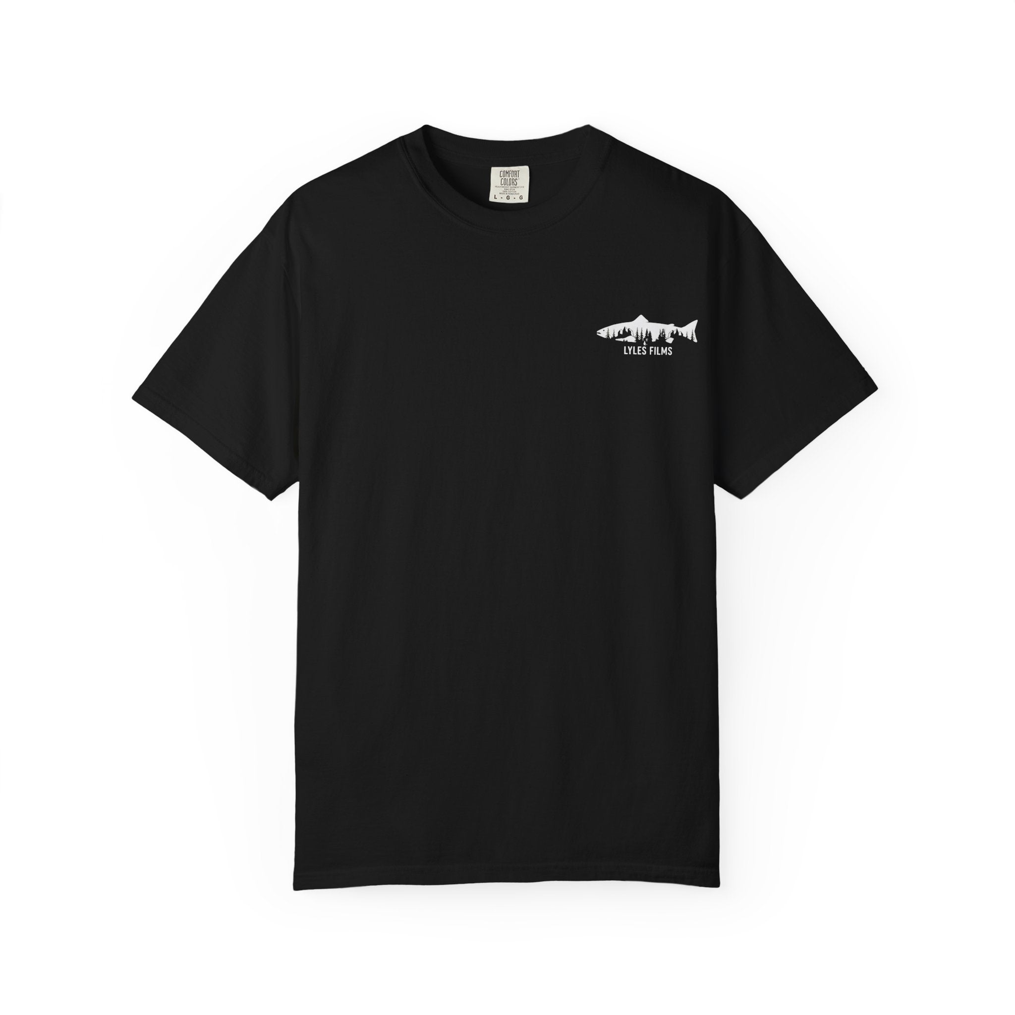 Fishing Logo T‑Shirt — 'LYLES FILMS' Silhouette Trout Tee