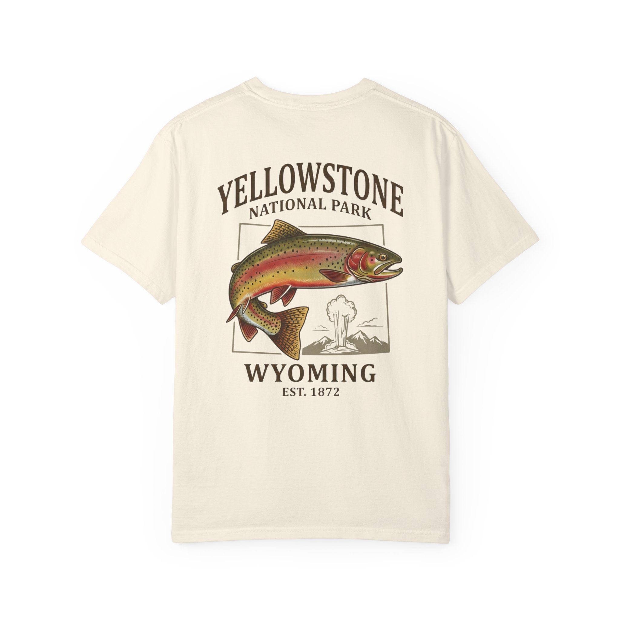 Yellowstone Trout T-Shirt — Yellowstone National Park Fishing Tee