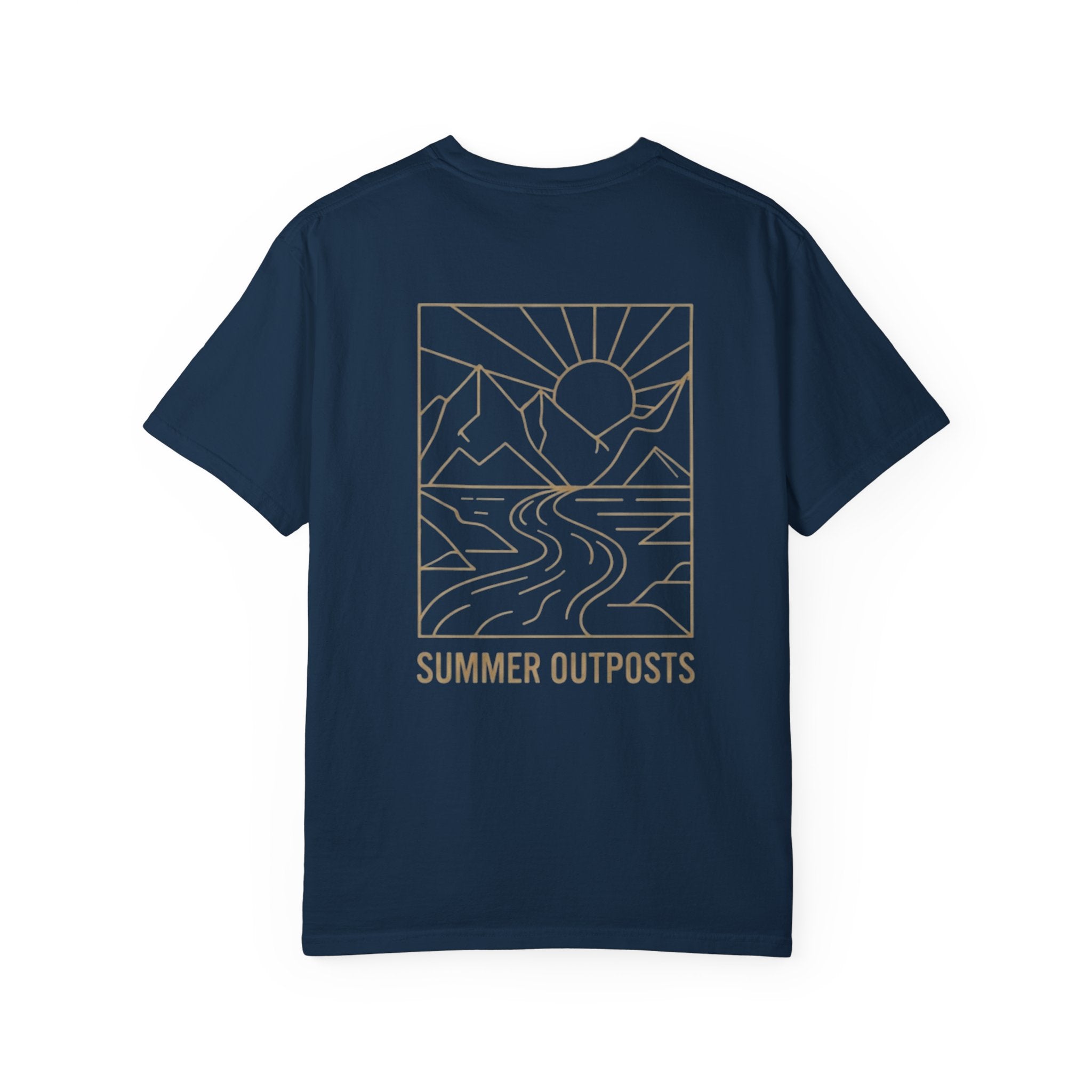Summer Outposts T-Shirt — Mountain & Sun Tee