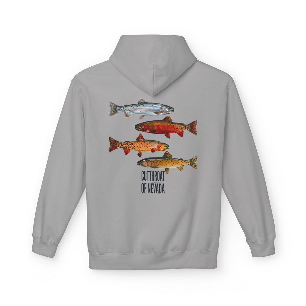 Lyles Films Nevada Cutthroat Hoodie — Fish of Nevada Graphic Fishing Pullover
