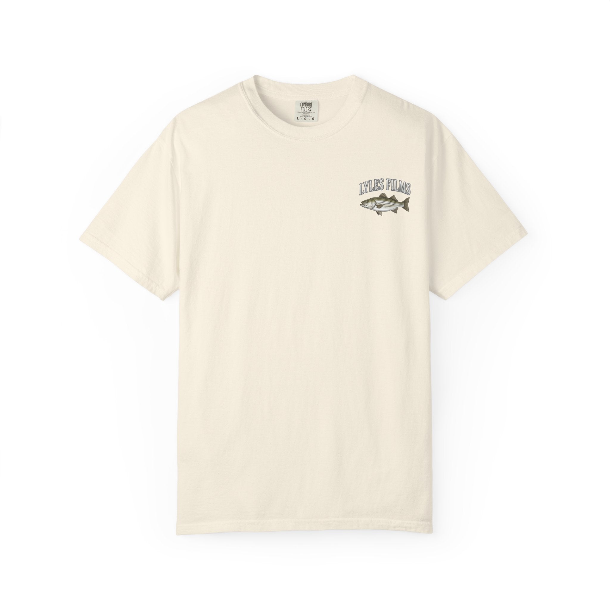 Texas Striper T-Shirt — Vintage Fishing Tee with Fish & State Graphic