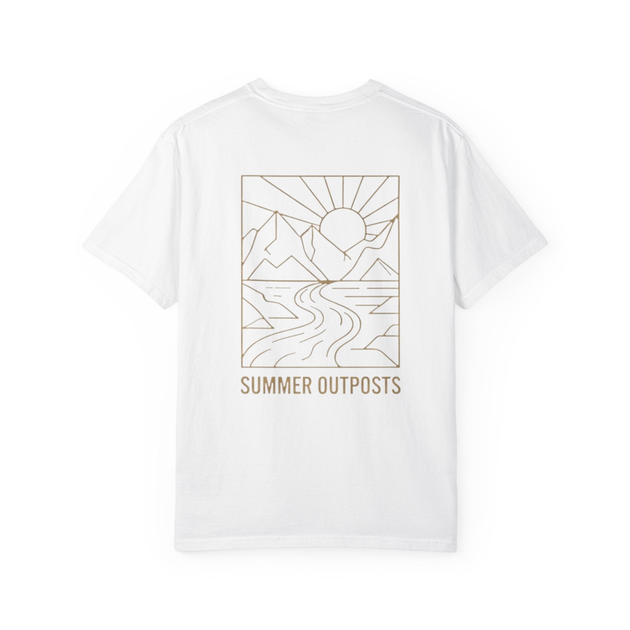 Summer Outposts T-Shirt — Mountain & Sun Tee
