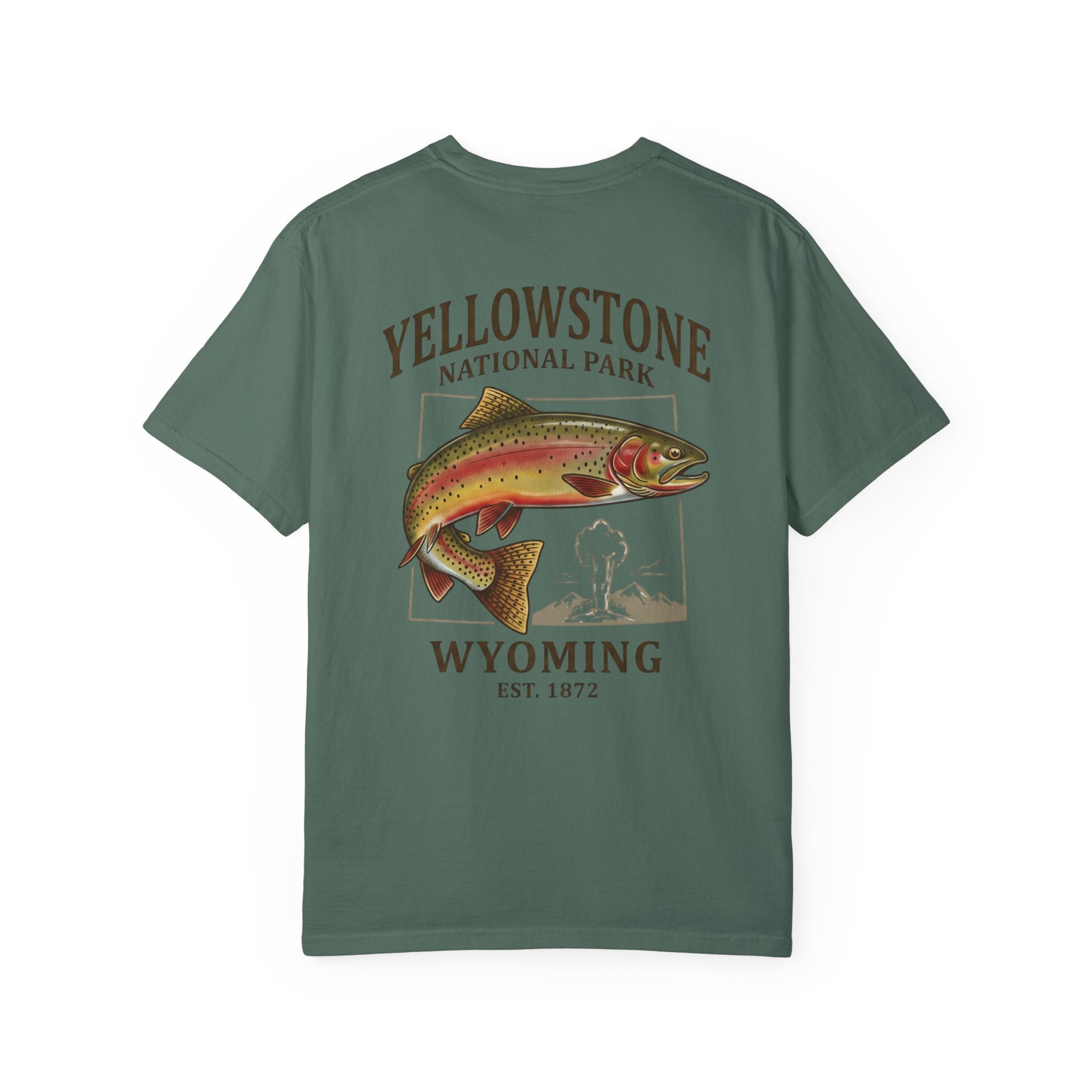 Yellowstone Trout T-Shirt — Yellowstone National Park Fishing Tee
