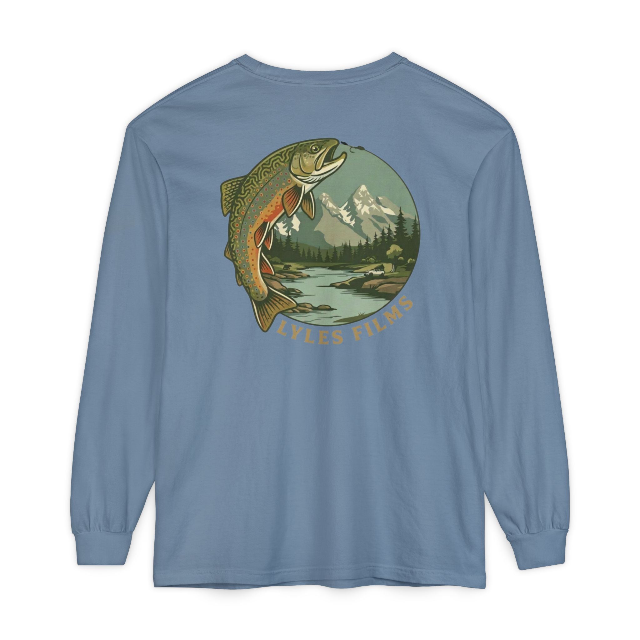 Classic Long Sleeve Brook Trout - Lyles Films Trout Graphic