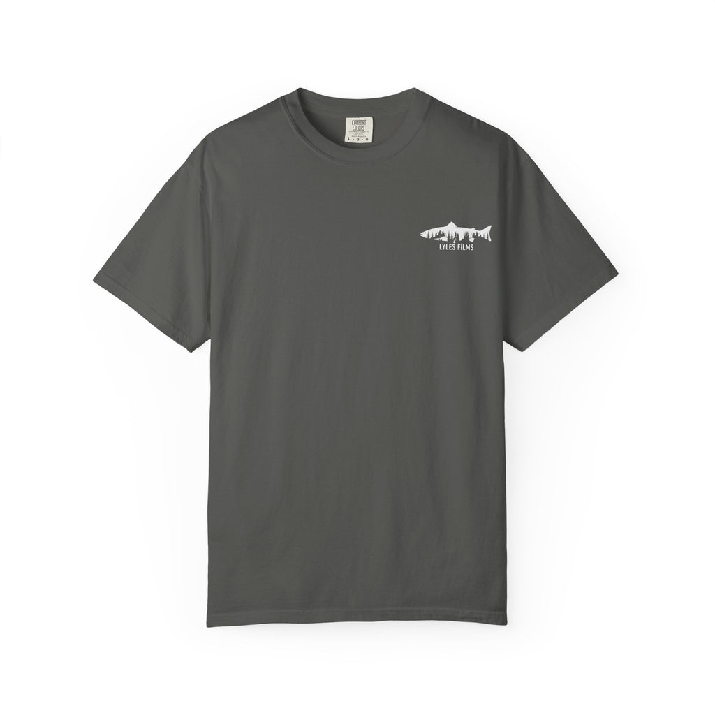 Fishing Logo T‑Shirt — 'LYLES FILMS' Silhouette Trout Tee