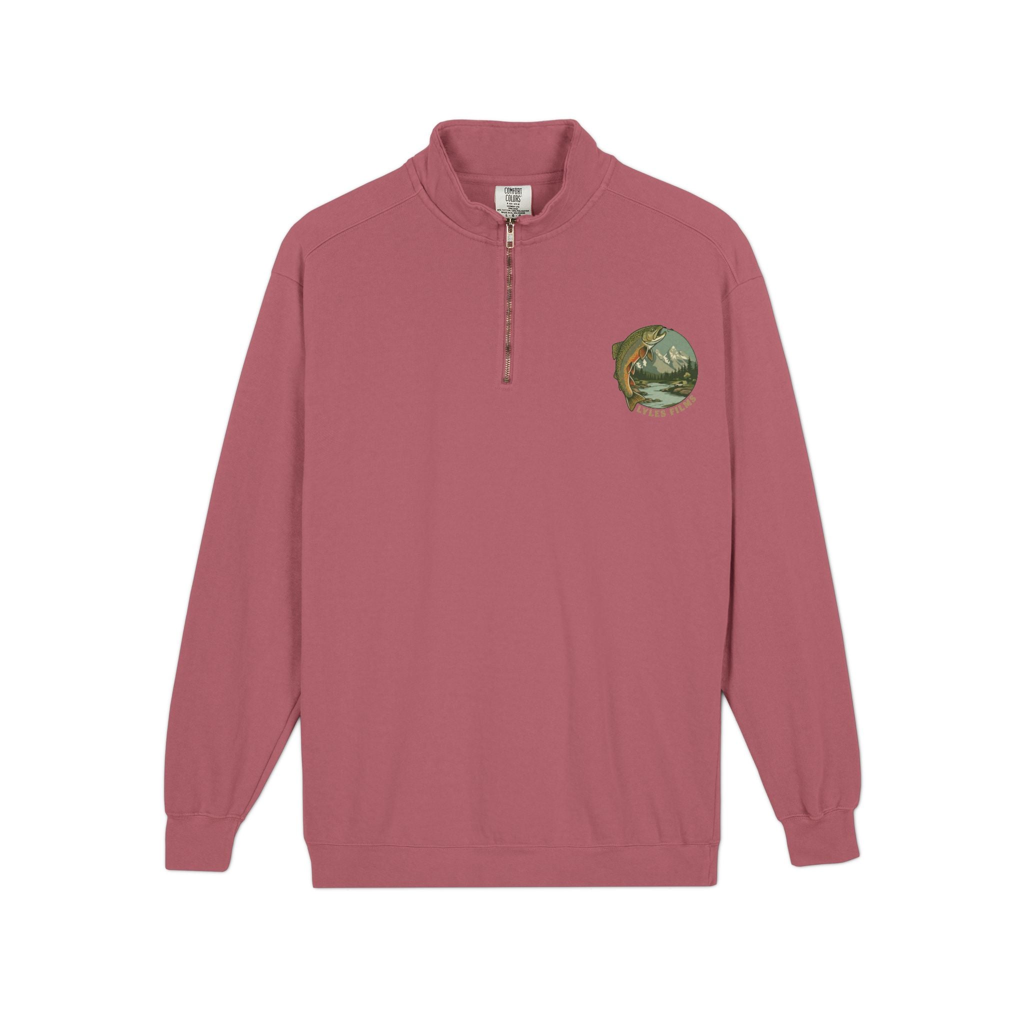 Classic Brook Trout Quarter-Zip Sweatshirt - Vintage Colors