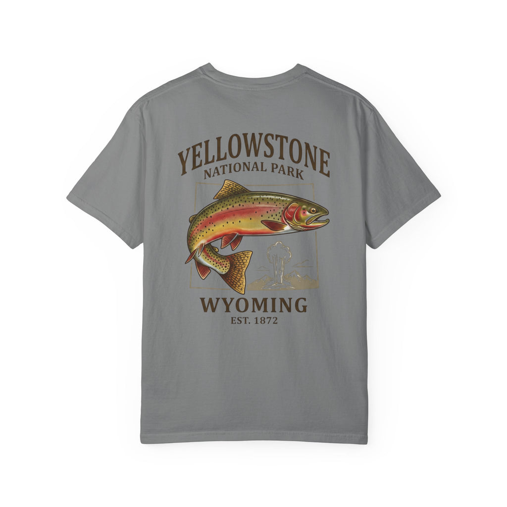Yellowstone Trout T-Shirt — Yellowstone National Park Fishing Tee