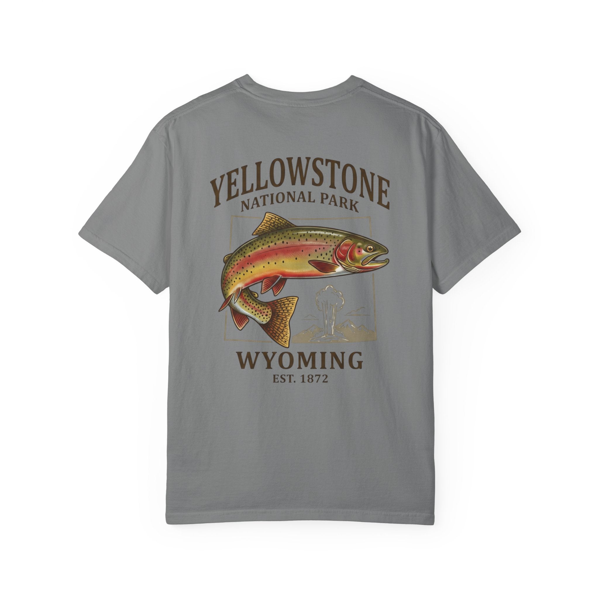 Yellowstone Trout T-Shirt — Yellowstone National Park Fishing Tee
