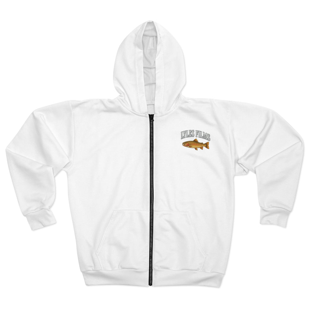 Classic Trout Zip Hoodie — Retro Zip-Up