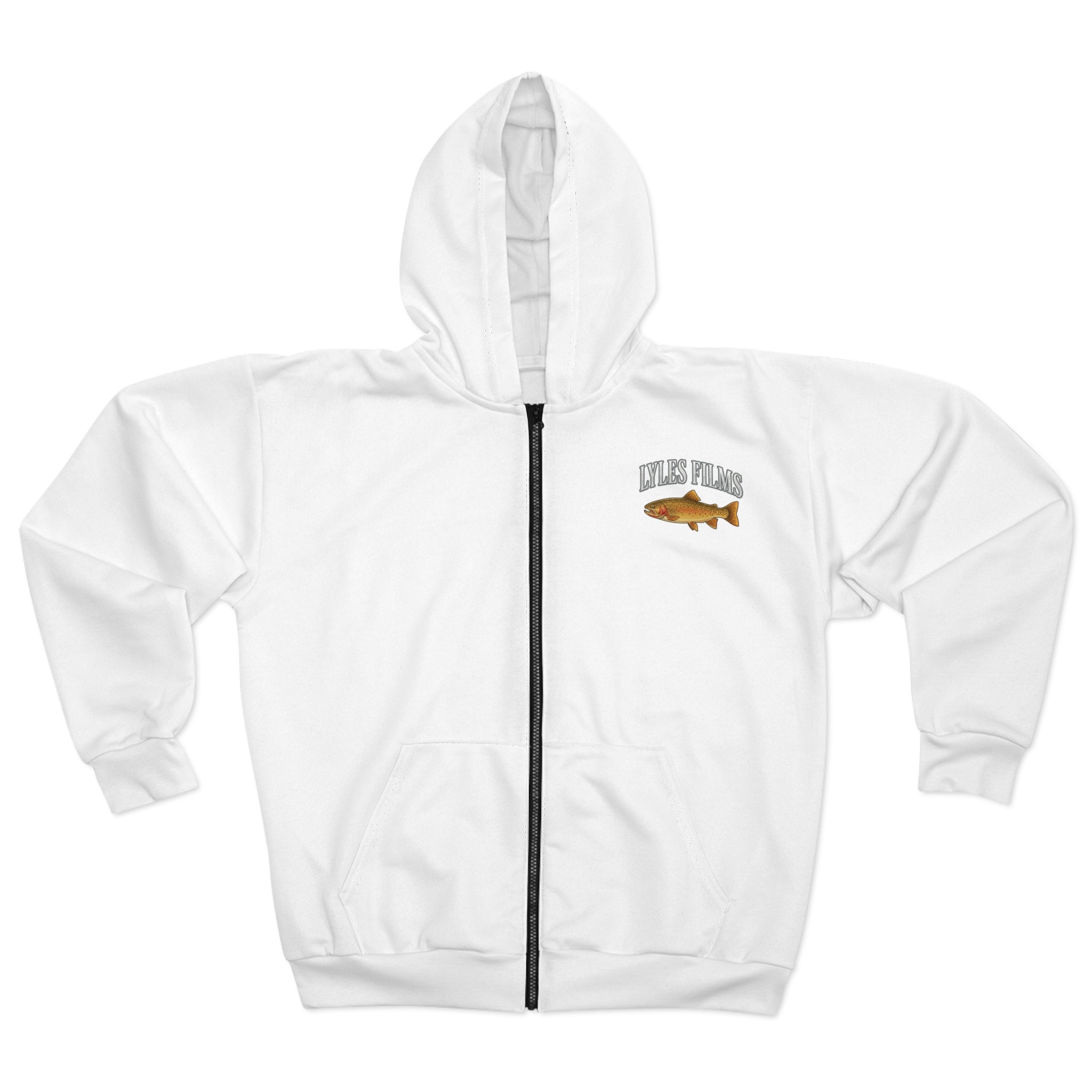 Classic Trout Zip Hoodie — Retro Zip-Up