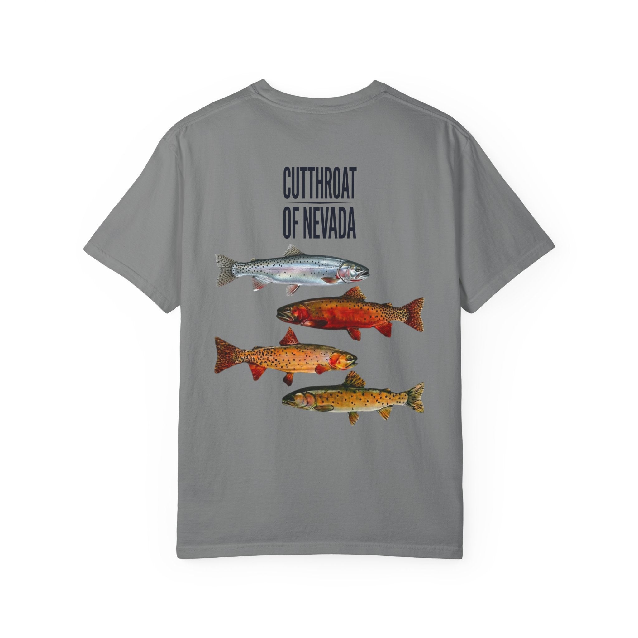 Cutthroat Of Nevada T-Shirt — Nevada Fish Graphic Tee
