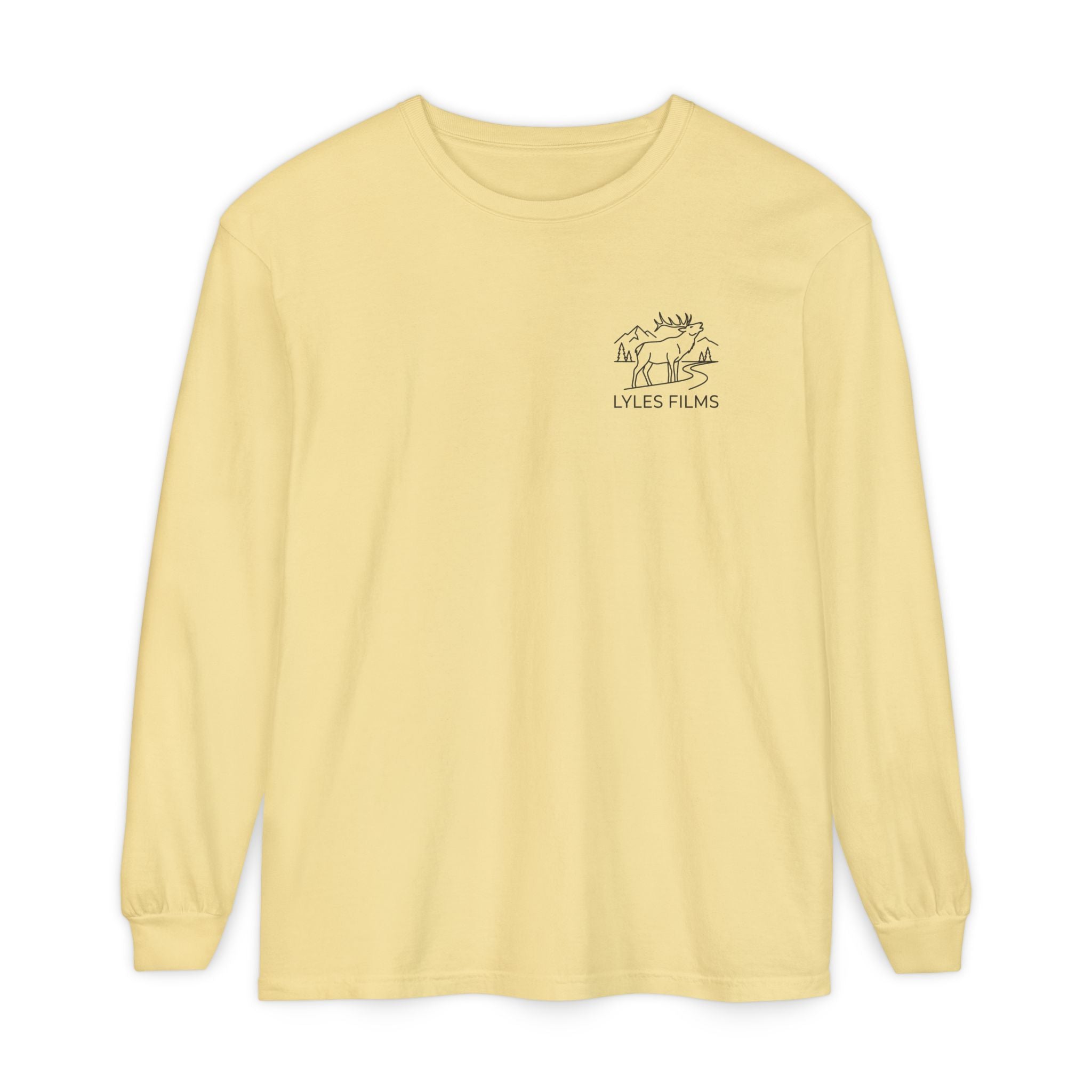 Lyles Films Elk Logo Long Sleeve Tee