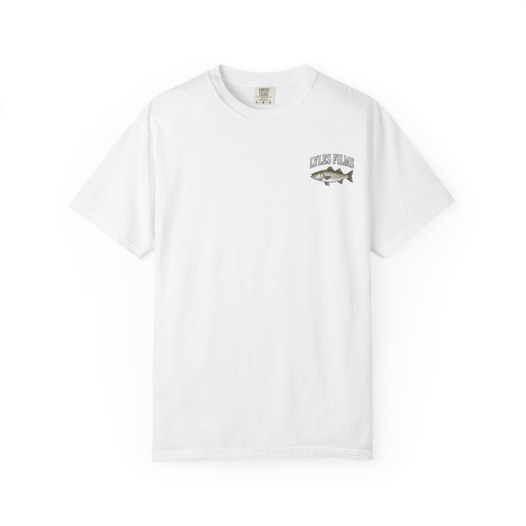 Texas Striper T-Shirt — Vintage Fishing Tee with Fish & State Graphic