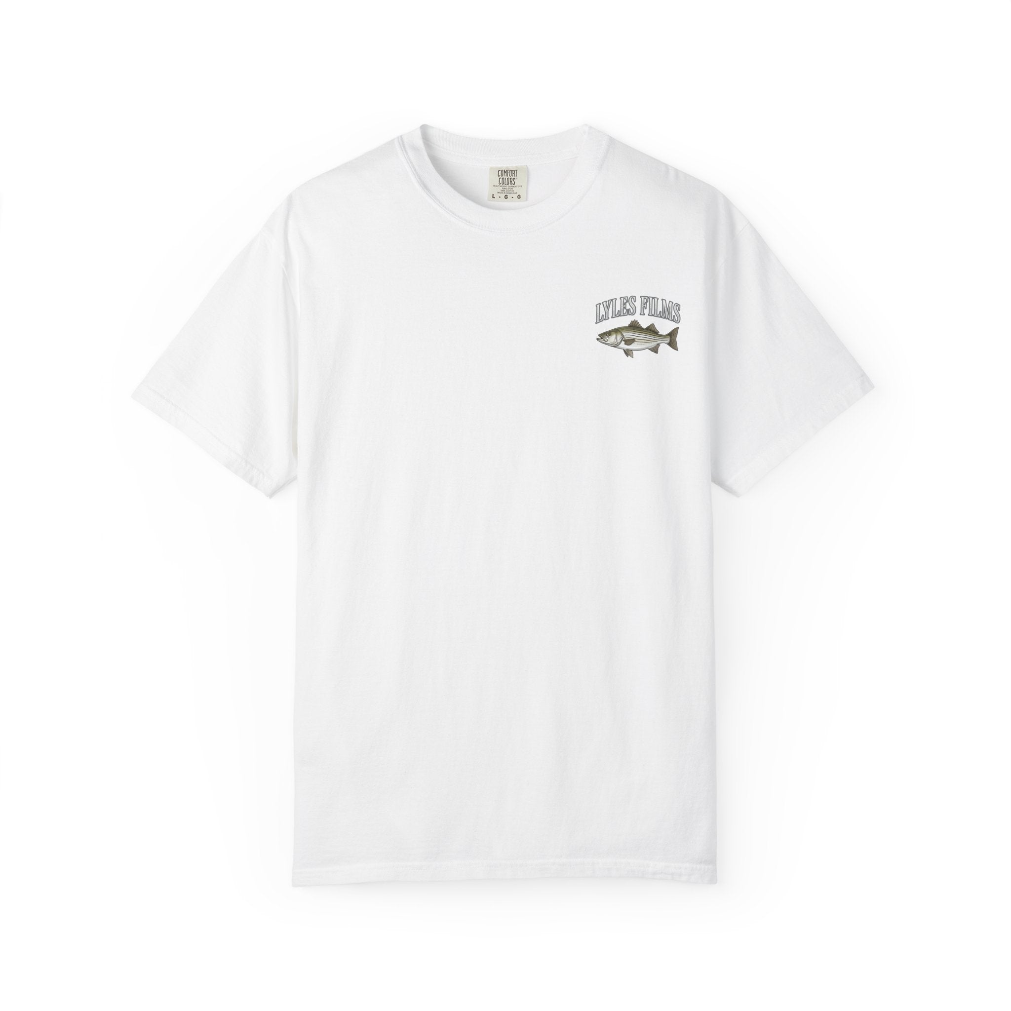 Texas Striper T-Shirt — Vintage Fishing Tee with Fish & State Graphic