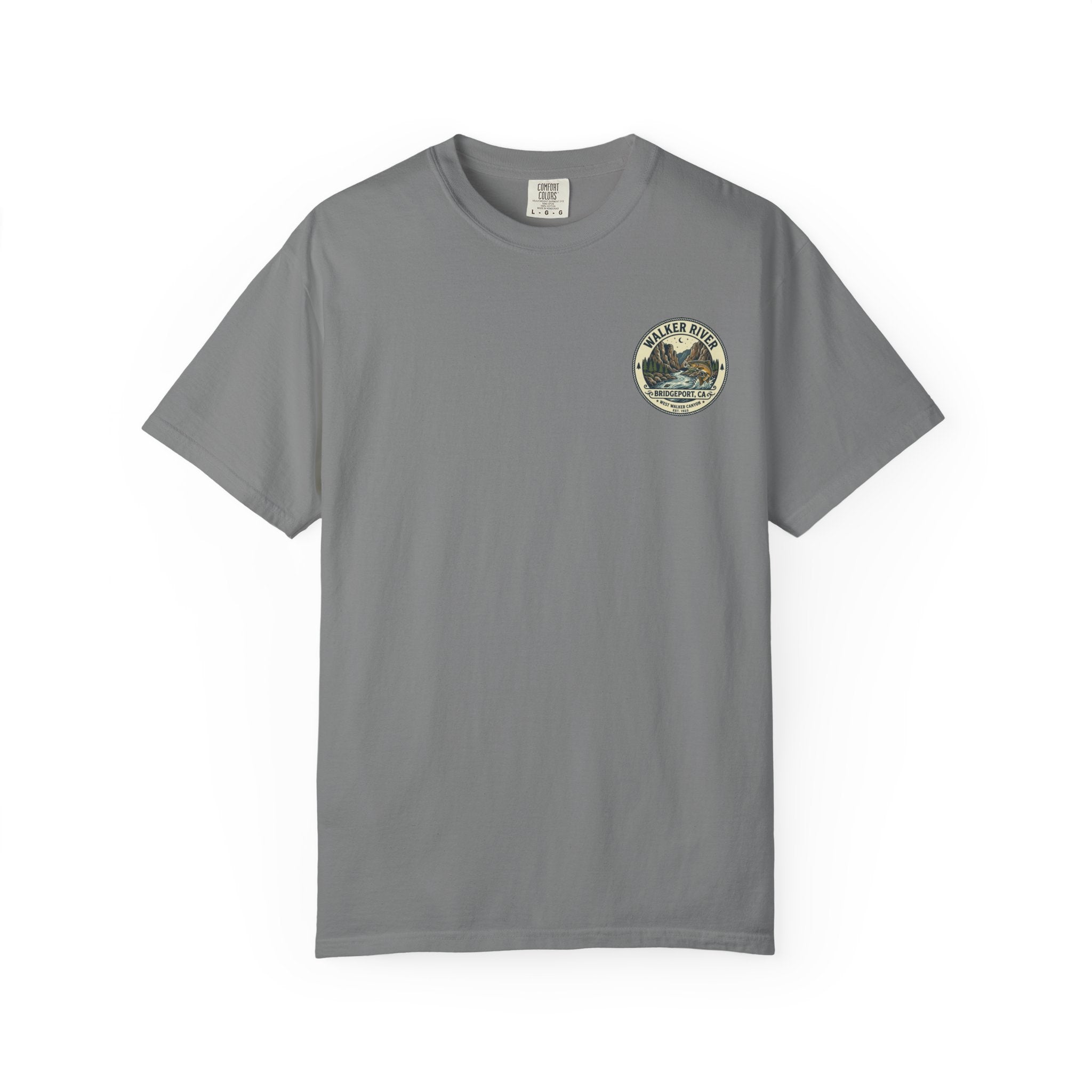 Walker River Fishing T-Shirt — Bridgeport, CA Scenic Trout Tee