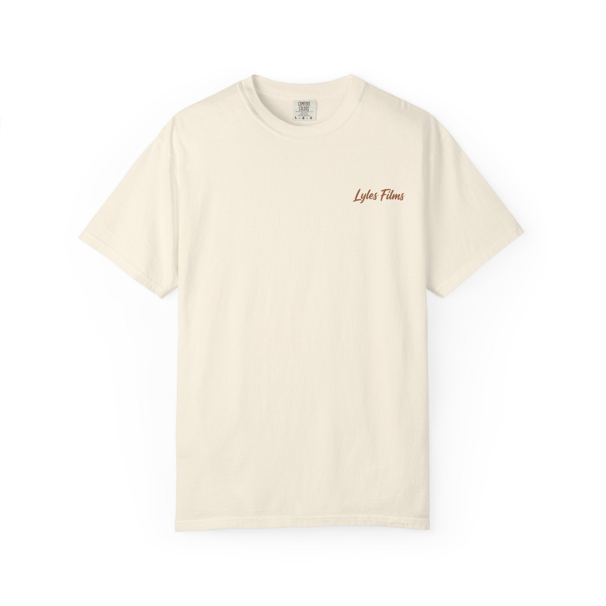 Lake Life T-Shirt — "Lyles Films" Sunset Boat Graphic