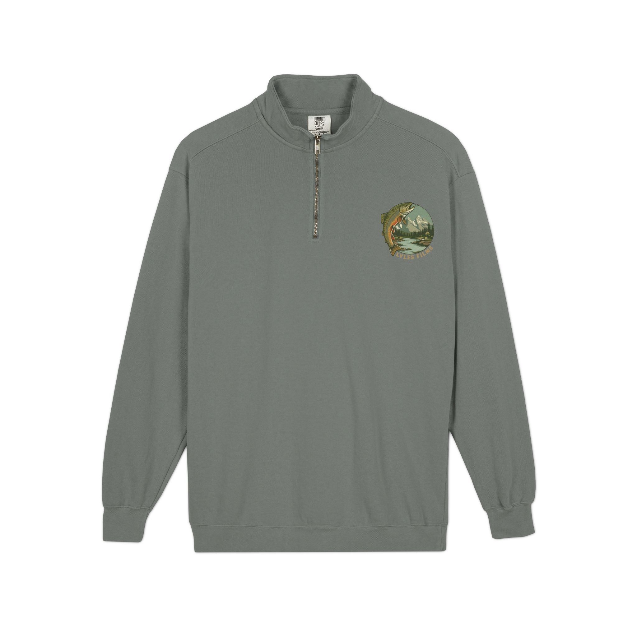 Classic Brook Trout Quarter-Zip Sweatshirt - Vintage Colors