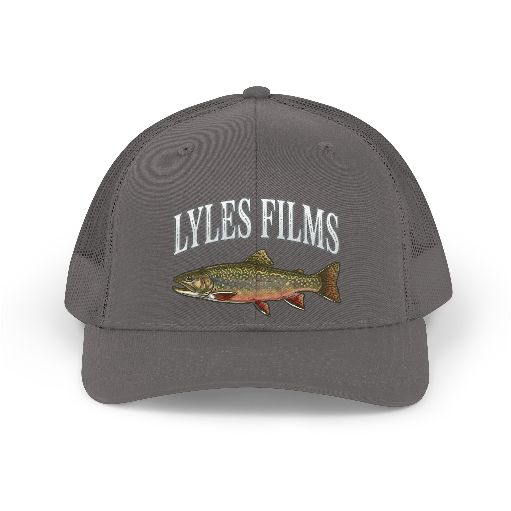 Trucker Hat — Retro 'Lyles Films' Trout Cap