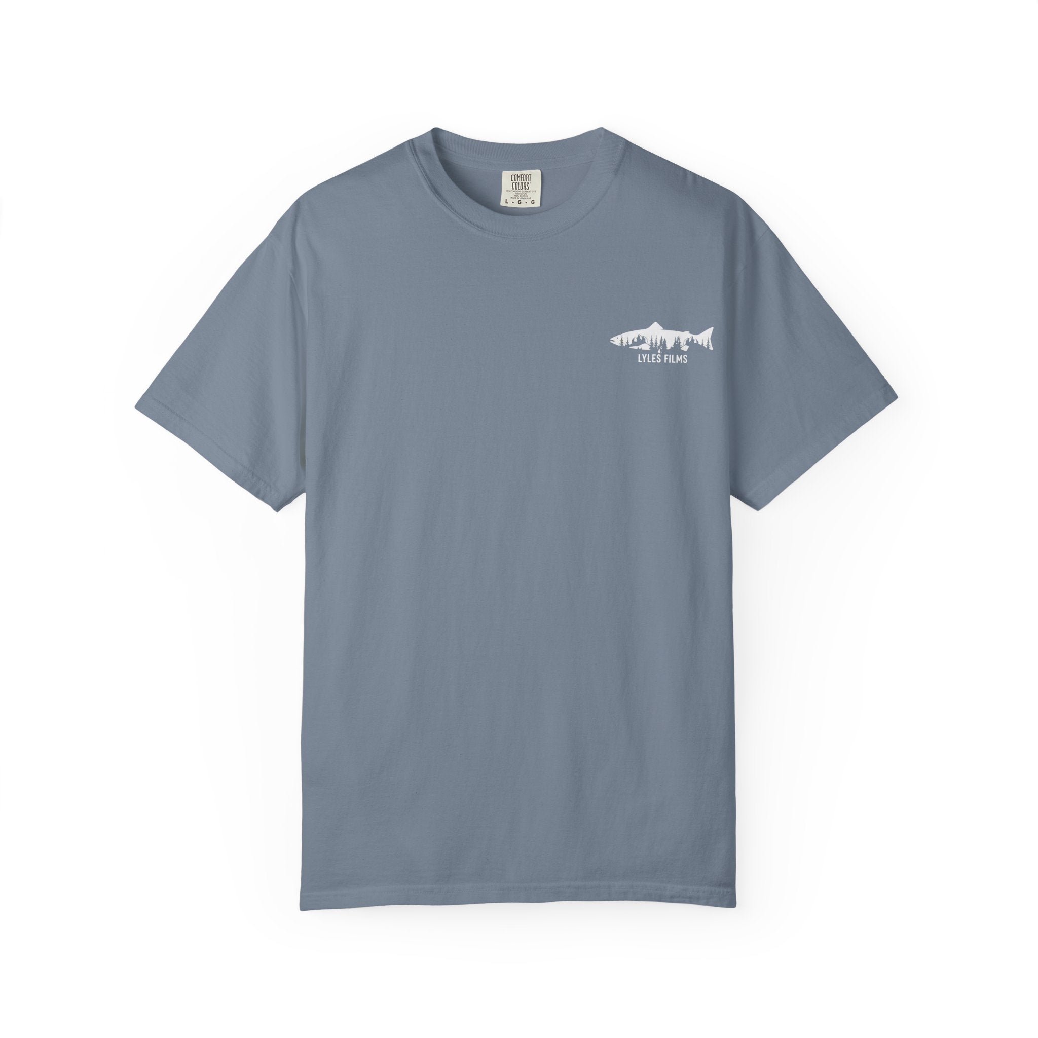 Fishing Logo T‑Shirt — 'LYLES FILMS' Silhouette Trout Tee
