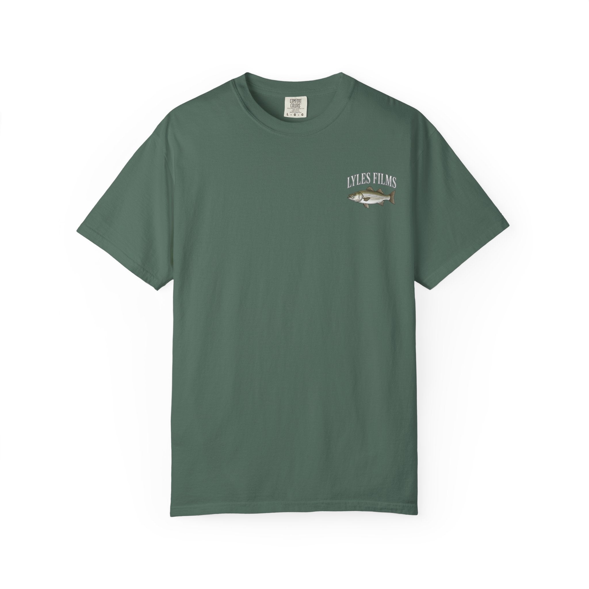 Texas Striper T-Shirt — Vintage Fishing Tee with Fish & State Graphic