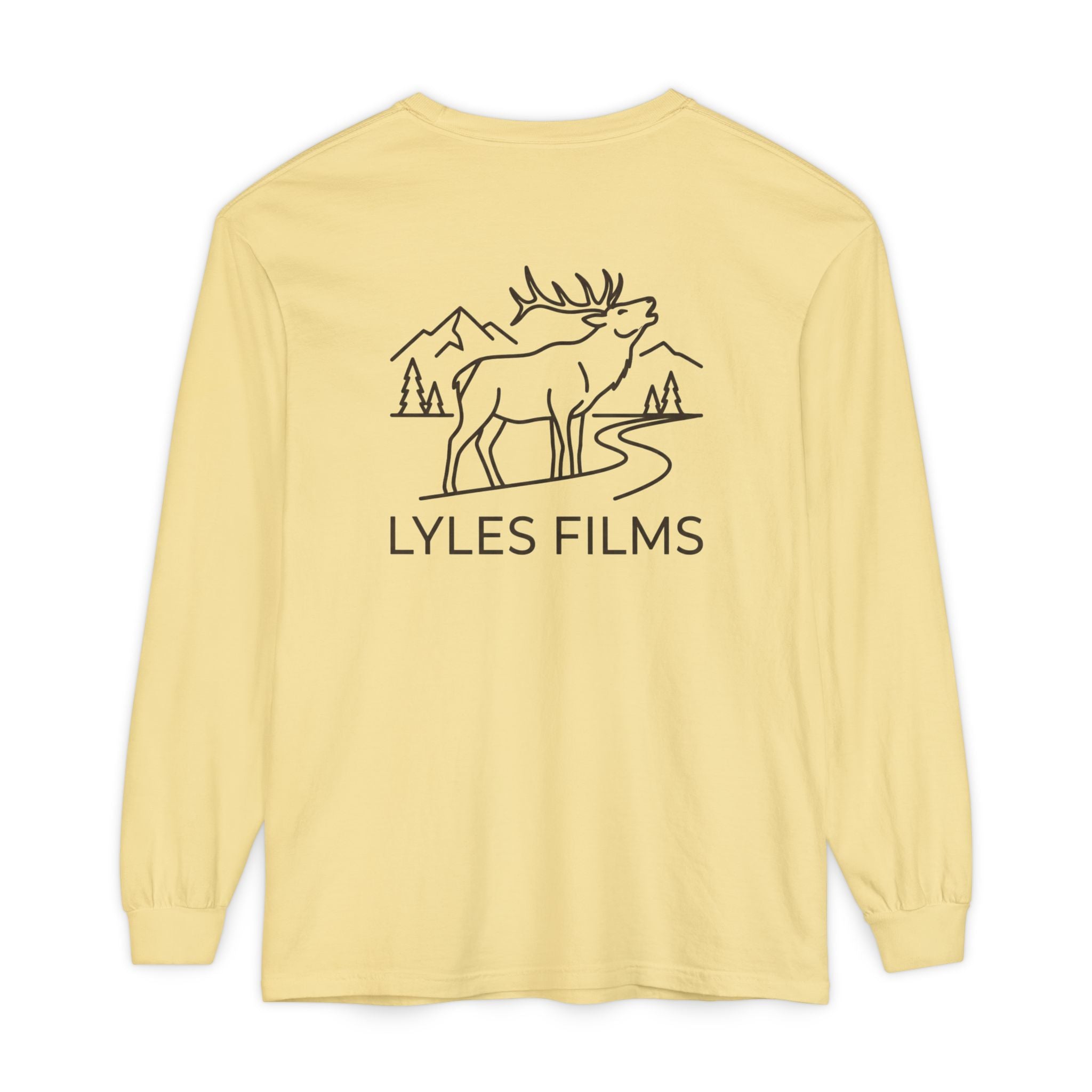 Lyles Films Elk Logo Long Sleeve Tee