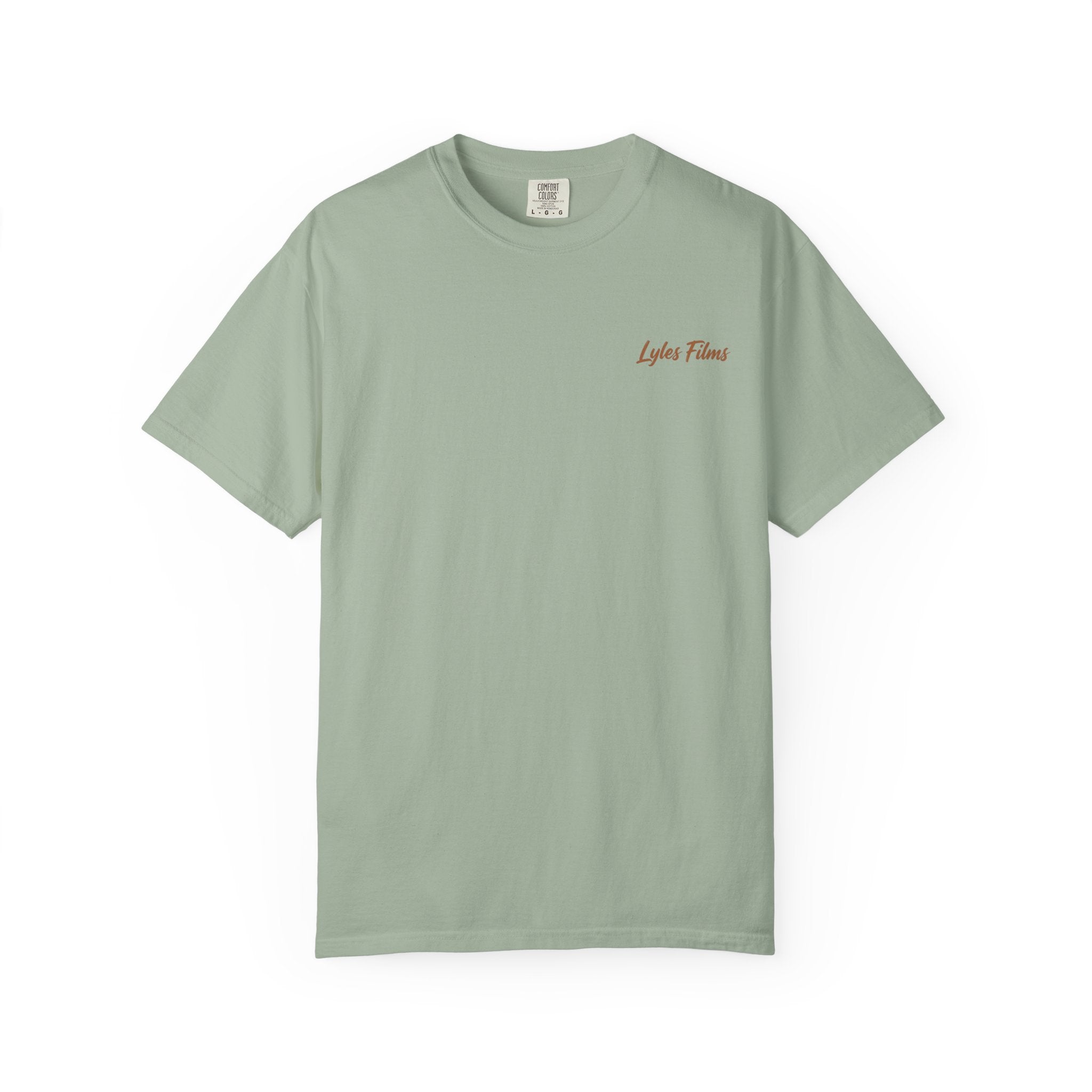 Lake Life T-Shirt — "Lyles Films" Sunset Boat Graphic
