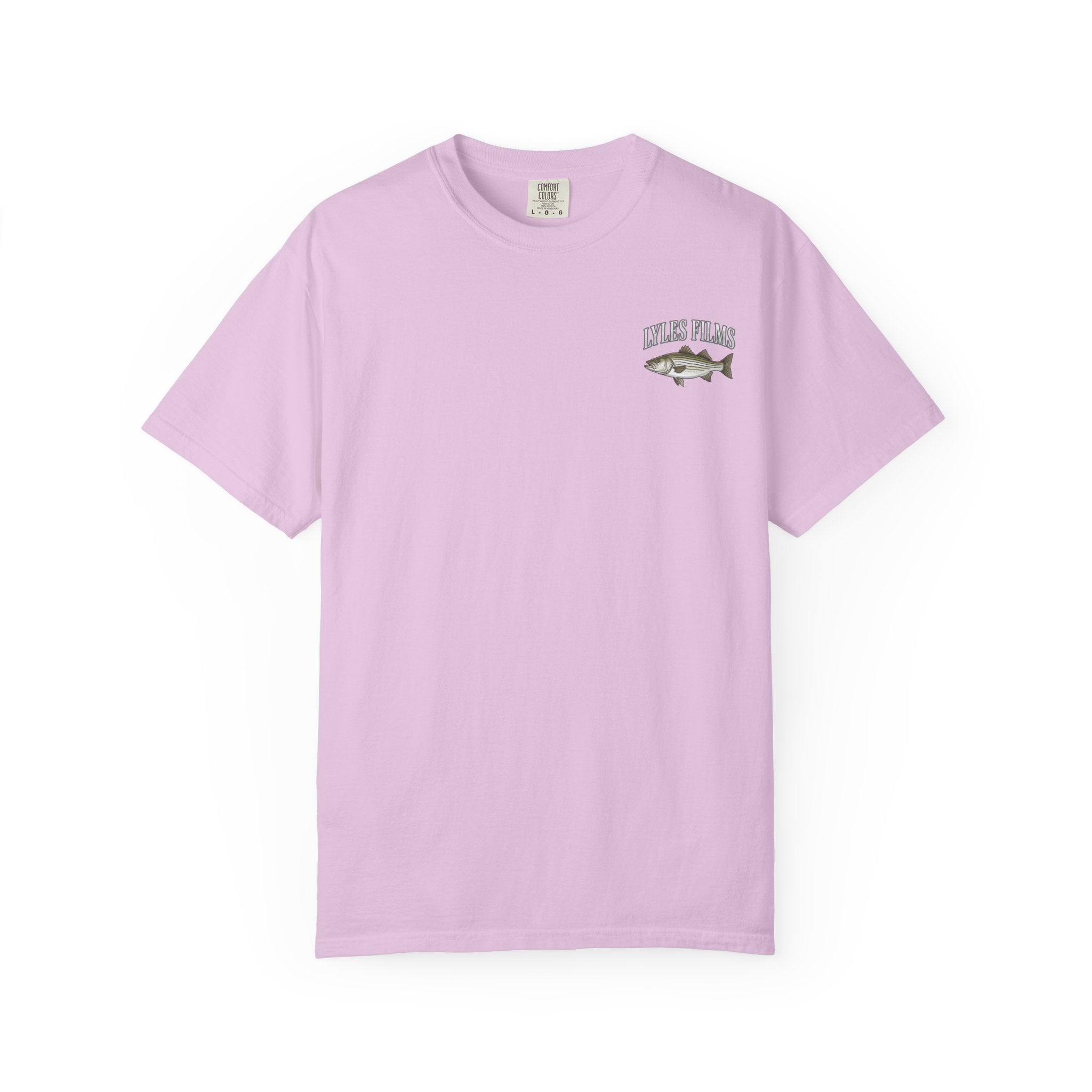Texas Striper T-Shirt — Vintage Fishing Tee with Fish & State Graphic