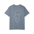Lake Tahoe Outline Tee — Minimalist Garment-Dyed T-Shirt