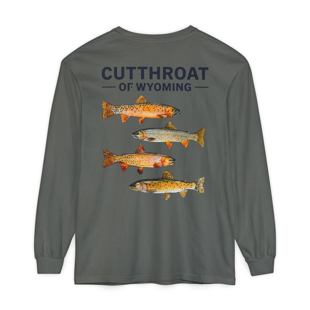 Cutthroat of Wyoming Long Sleeve Shirt— Trout Fishing Shirt