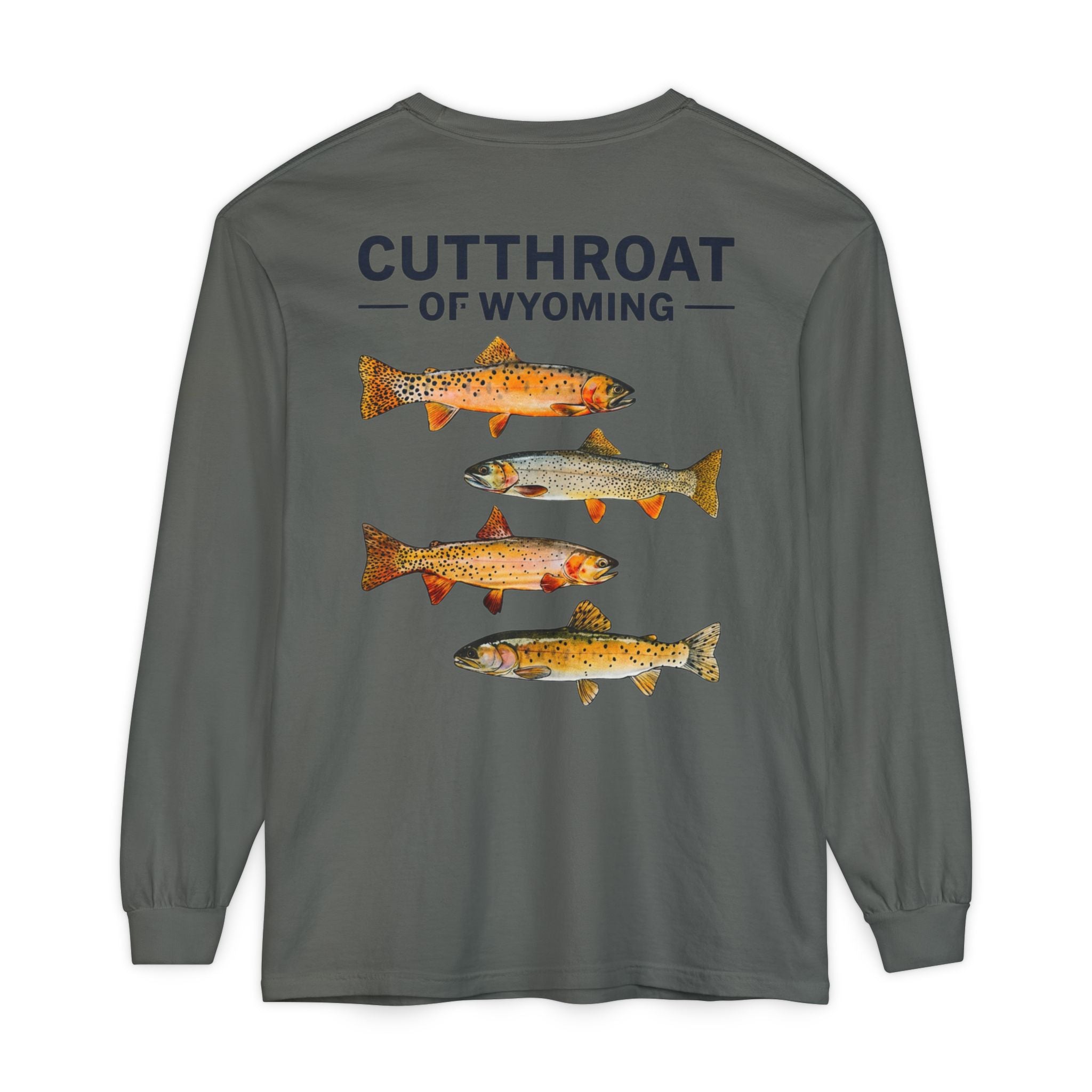 Cutthroat of Wyoming Long Sleeve Shirt— Trout Fishing Shirt