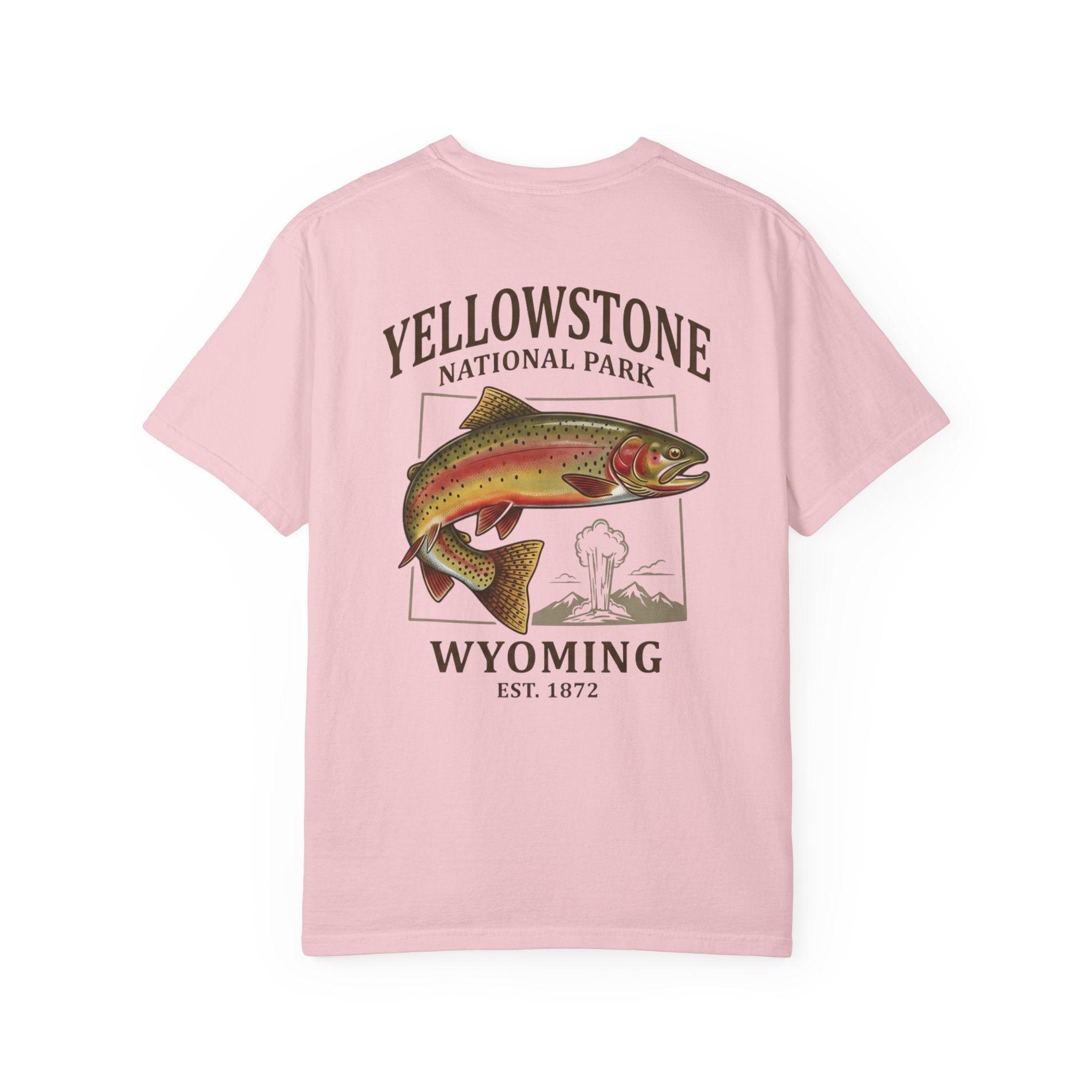Yellowstone Trout T-Shirt — Yellowstone National Park Fishing Tee