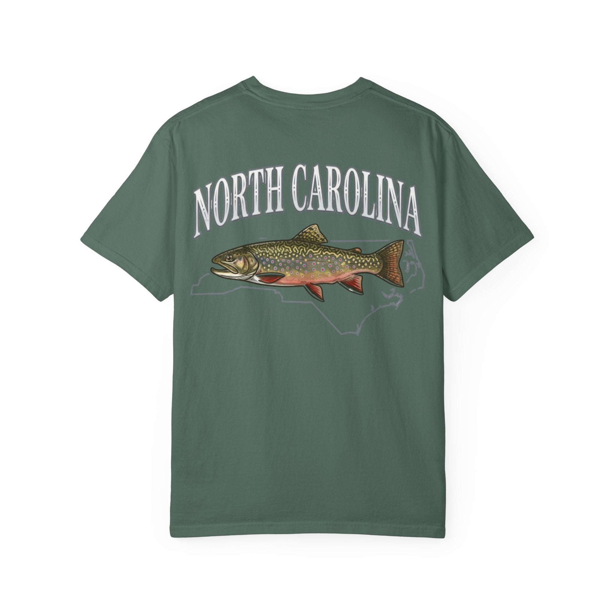 North Carolina Brook Trout T-Shirt — State Fishing Graphic Tee