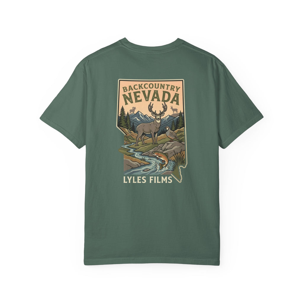 Backcountry Nevada T-Shirt — Lyles Films Outdoor Graphic Tee