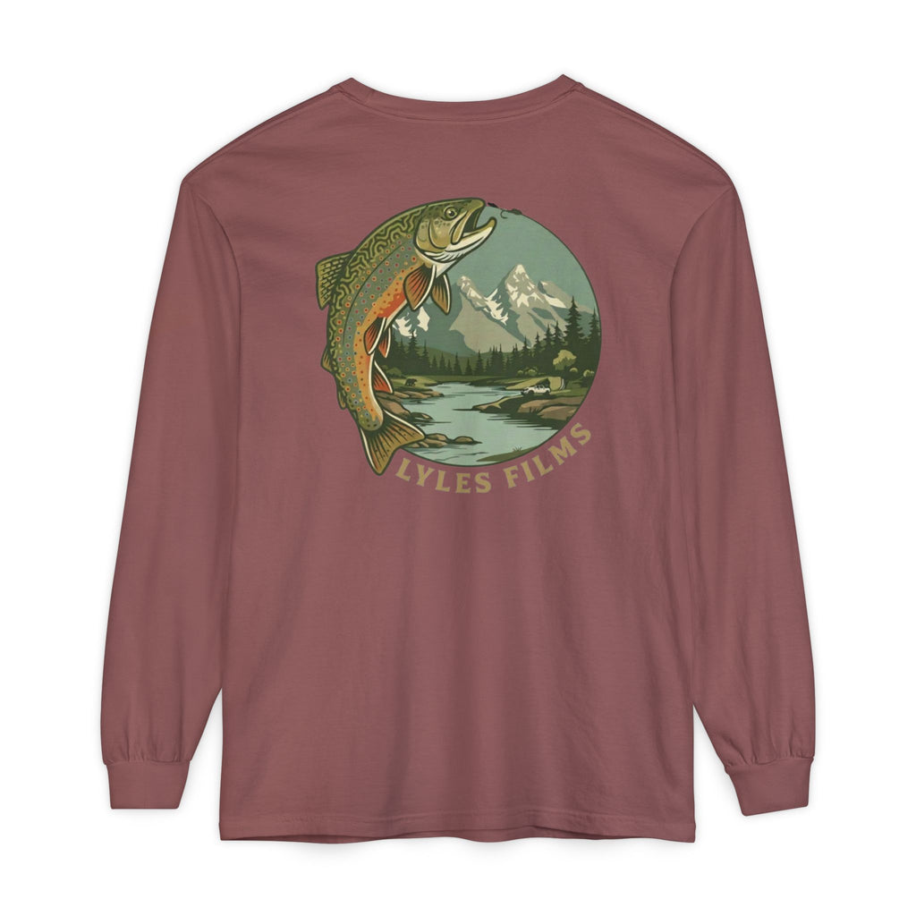 Classic Long Sleeve Brook Trout - Lyles Films Trout Graphic