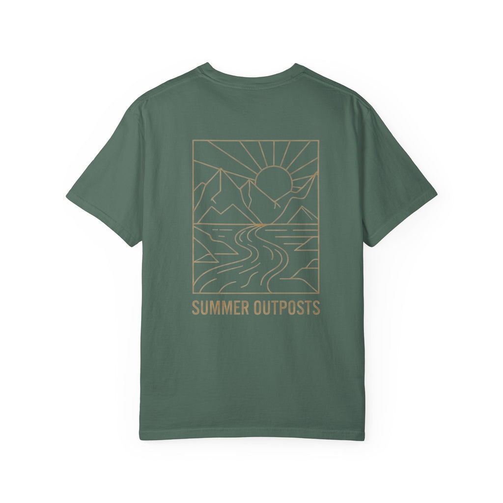 Summer Outposts T-Shirt — Mountain & Sun Tee