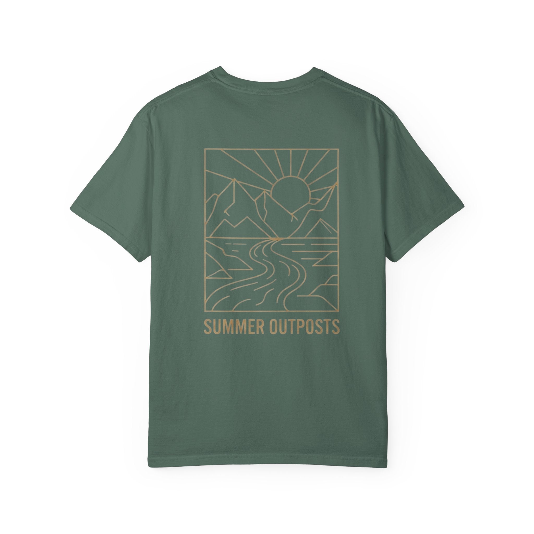 Summer Outposts T-Shirt — Mountain & Sun Tee