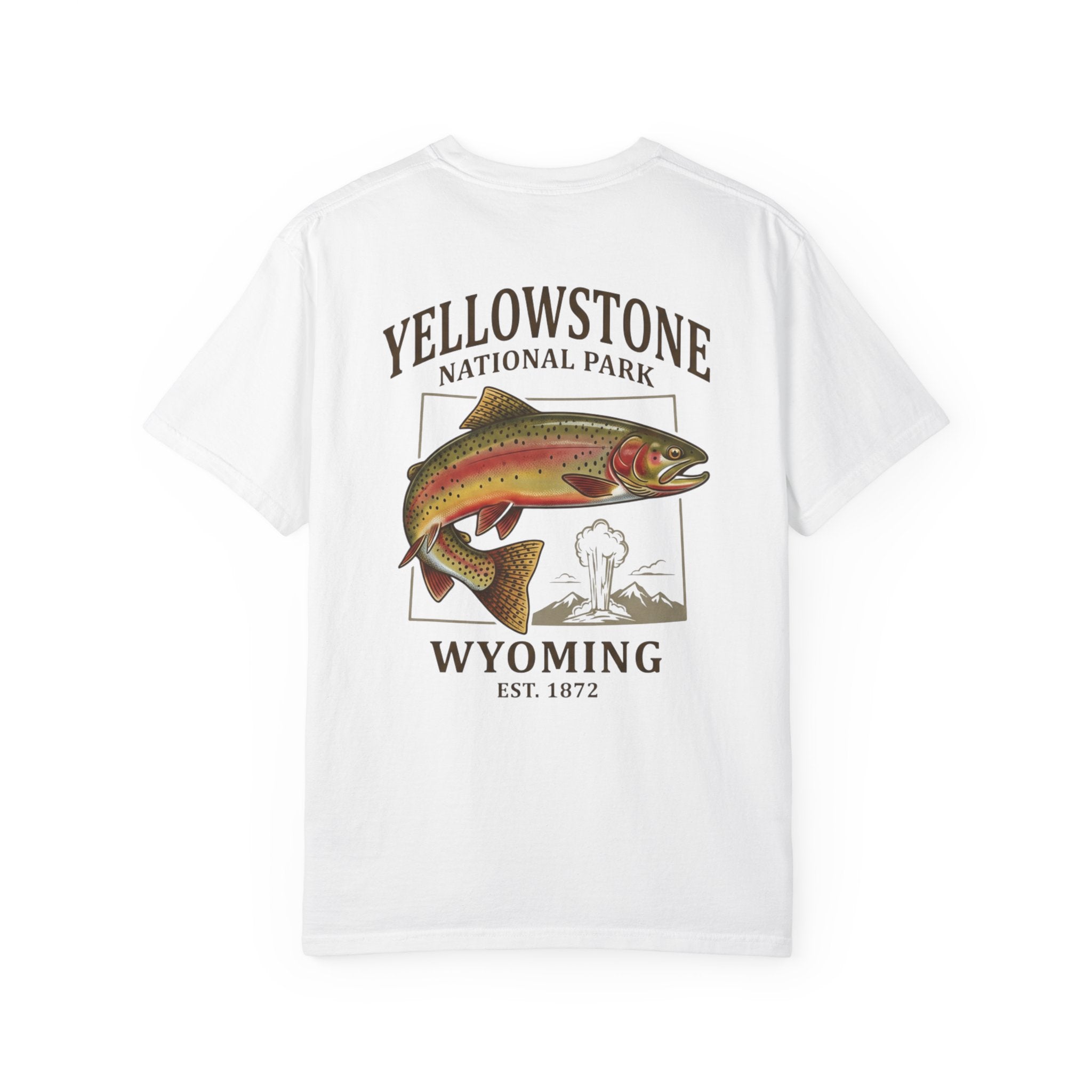 Yellowstone Trout T-Shirt — Yellowstone National Park Fishing Tee