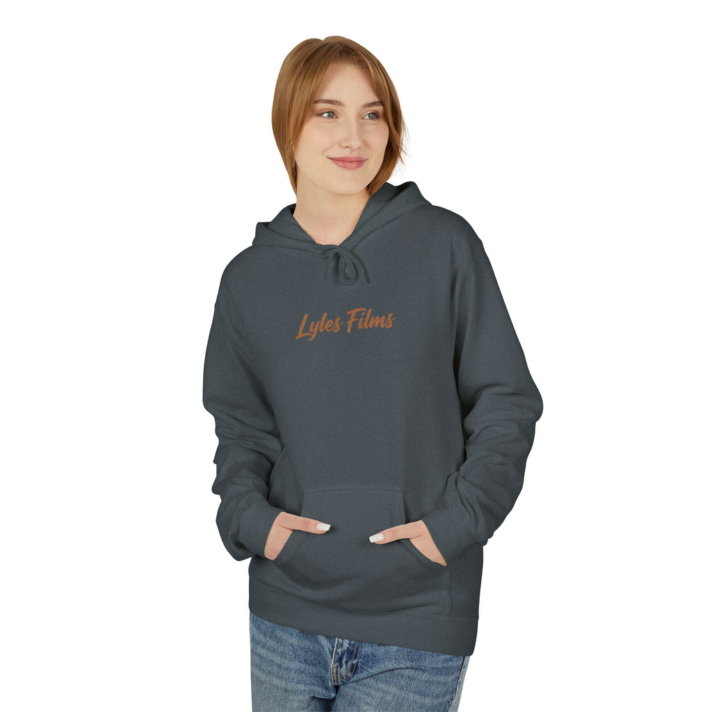 Lyles Films Hoodie — Vintage Mountain Trout Logo Pullover