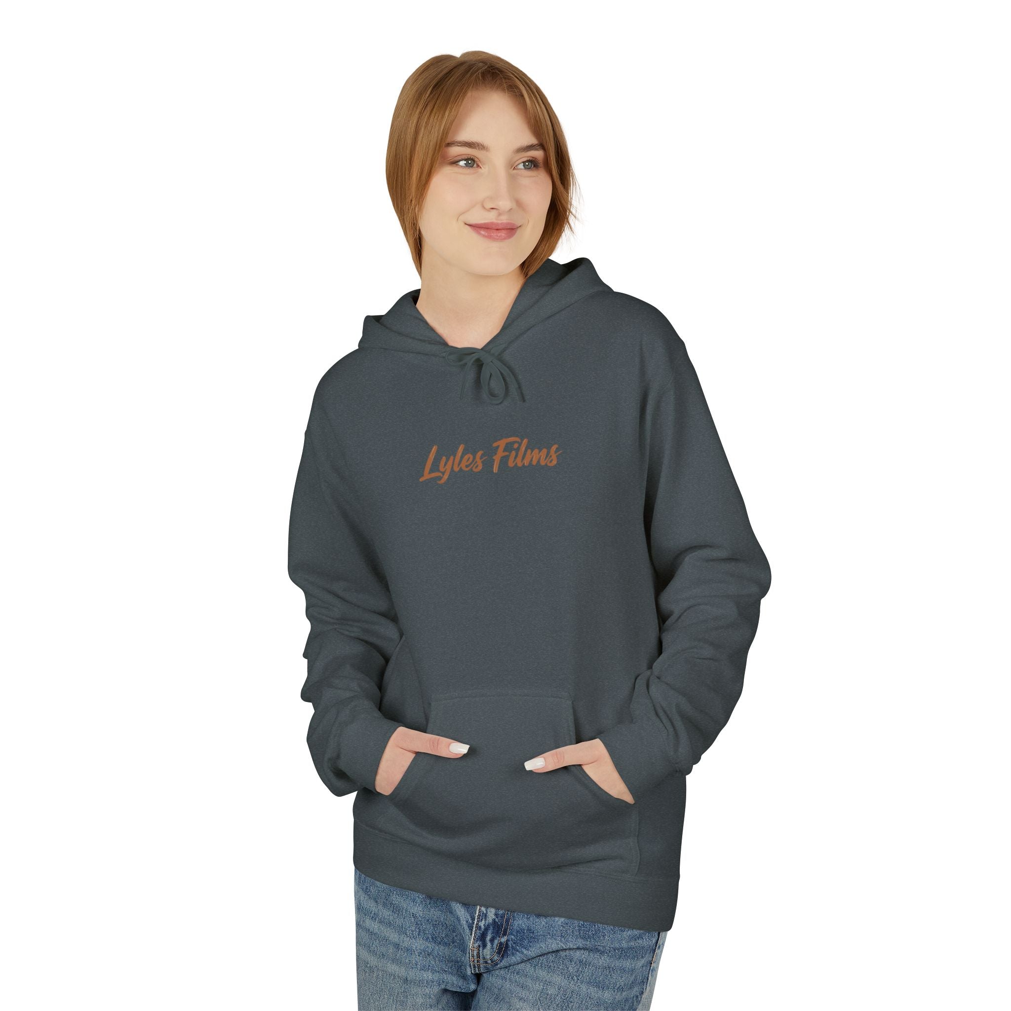 Lyles Films Hoodie — Vintage Mountain Trout Logo Pullover