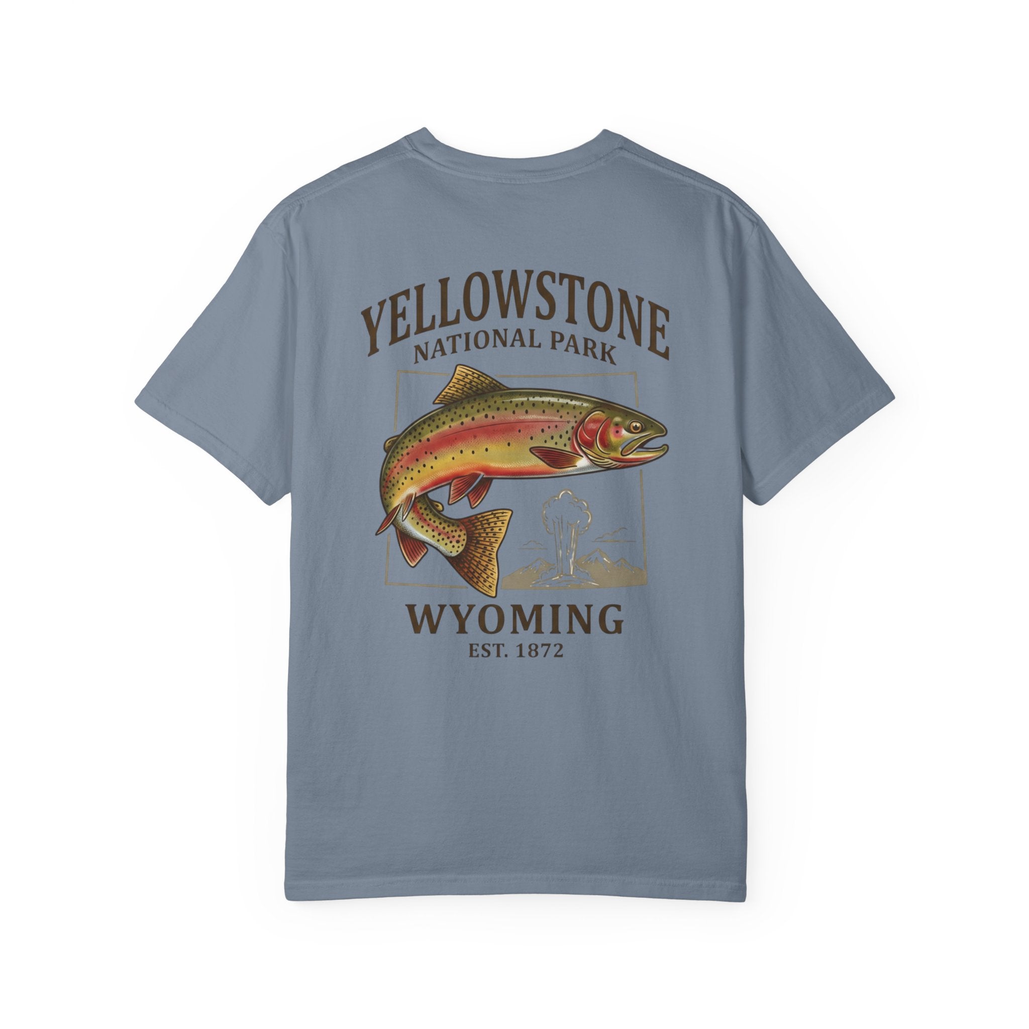 Yellowstone Trout T-Shirt — Yellowstone National Park Fishing Tee