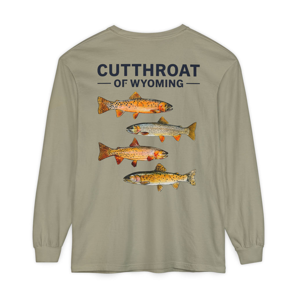 Cutthroat of Wyoming Long Sleeve Shirt— Trout Fishing Shirt