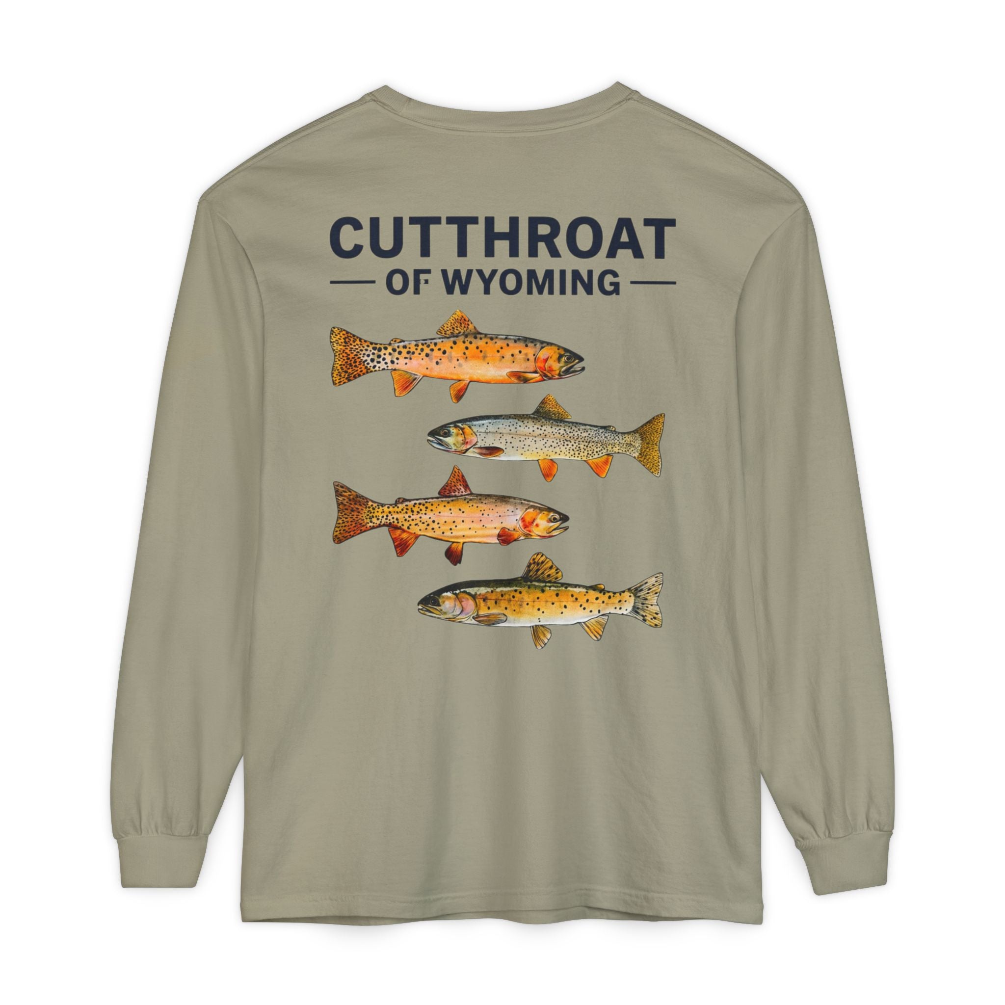 Cutthroat of Wyoming Long Sleeve Shirt— Trout Fishing Shirt