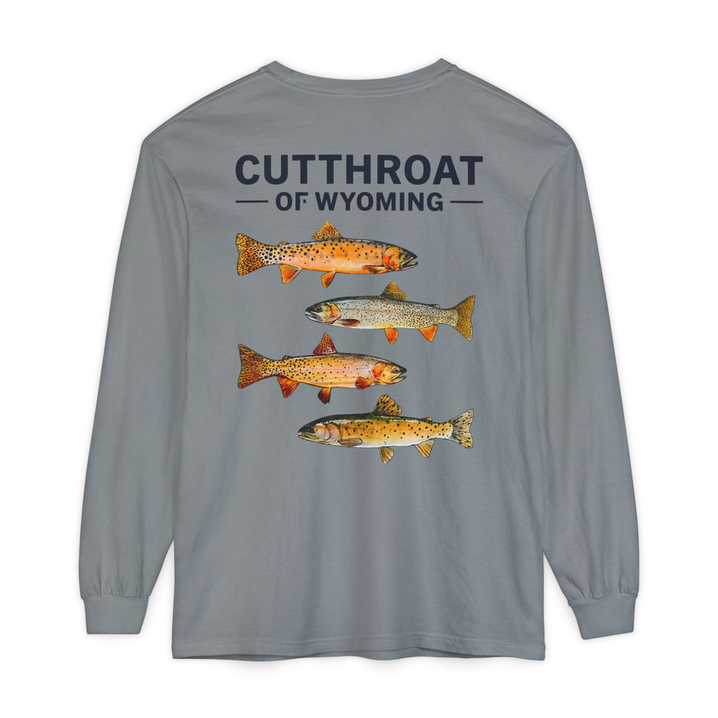 Cutthroat of Wyoming Long Sleeve Shirt— Trout Fishing Shirt