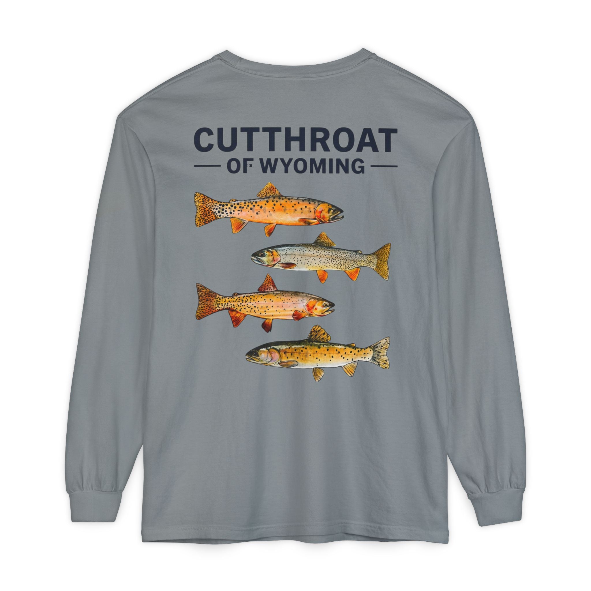 Cutthroat of Wyoming Long Sleeve Shirt— Trout Fishing Shirt