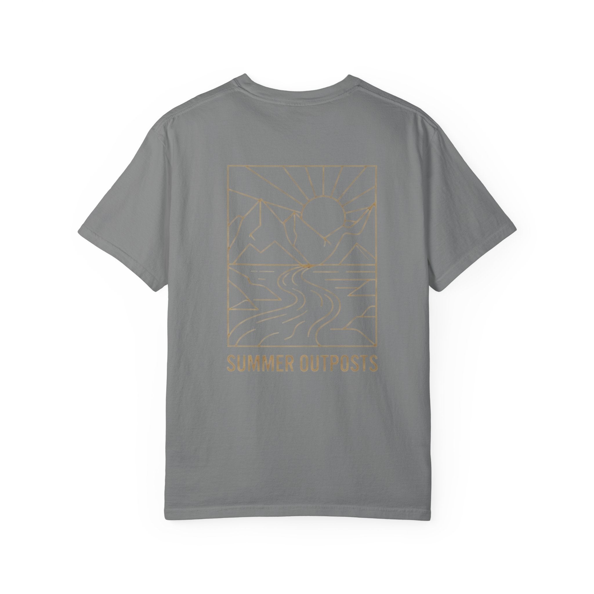 Summer Outposts T-Shirt — Mountain & Sun Tee