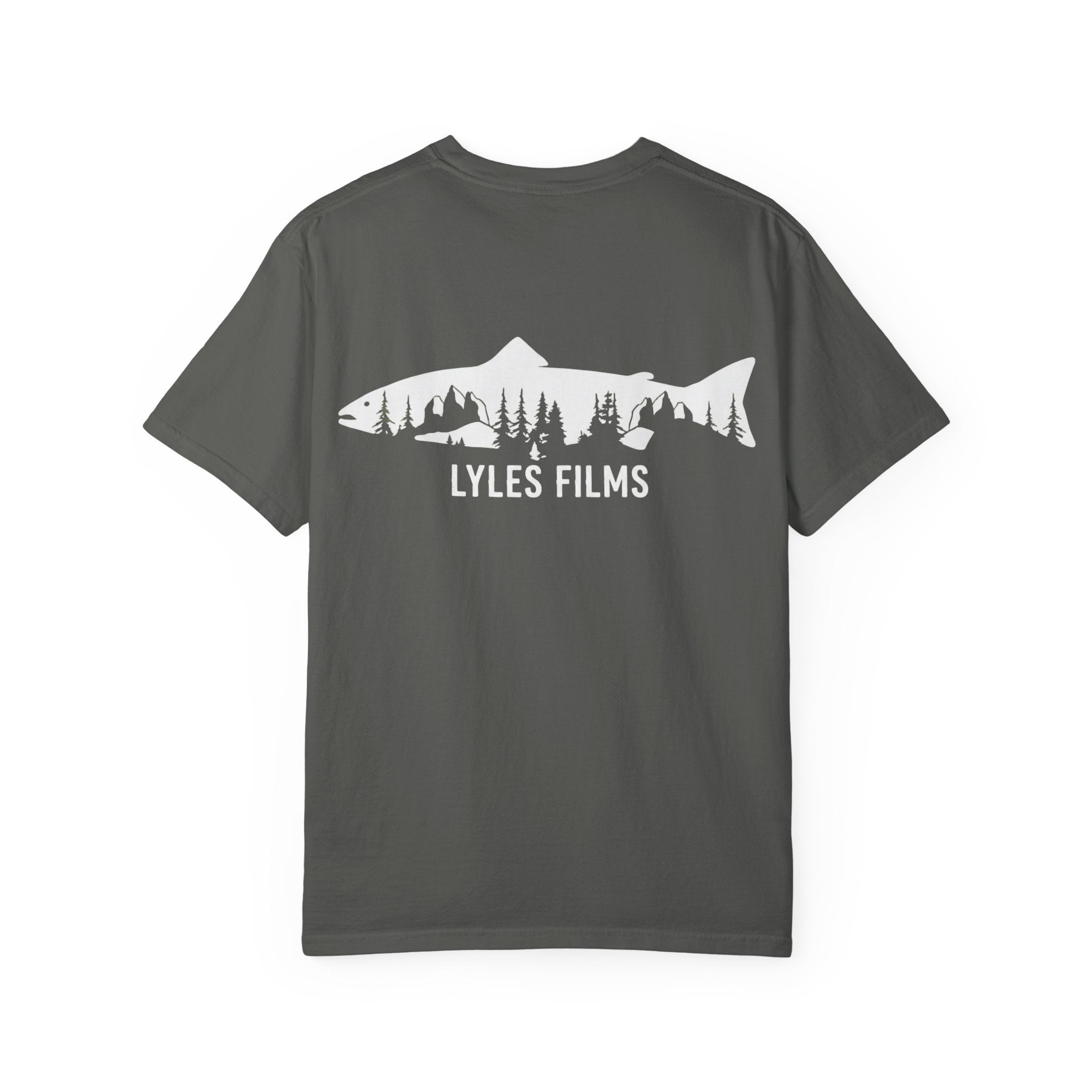 Fishing Logo T‑Shirt — 'LYLES FILMS' Silhouette Trout Tee