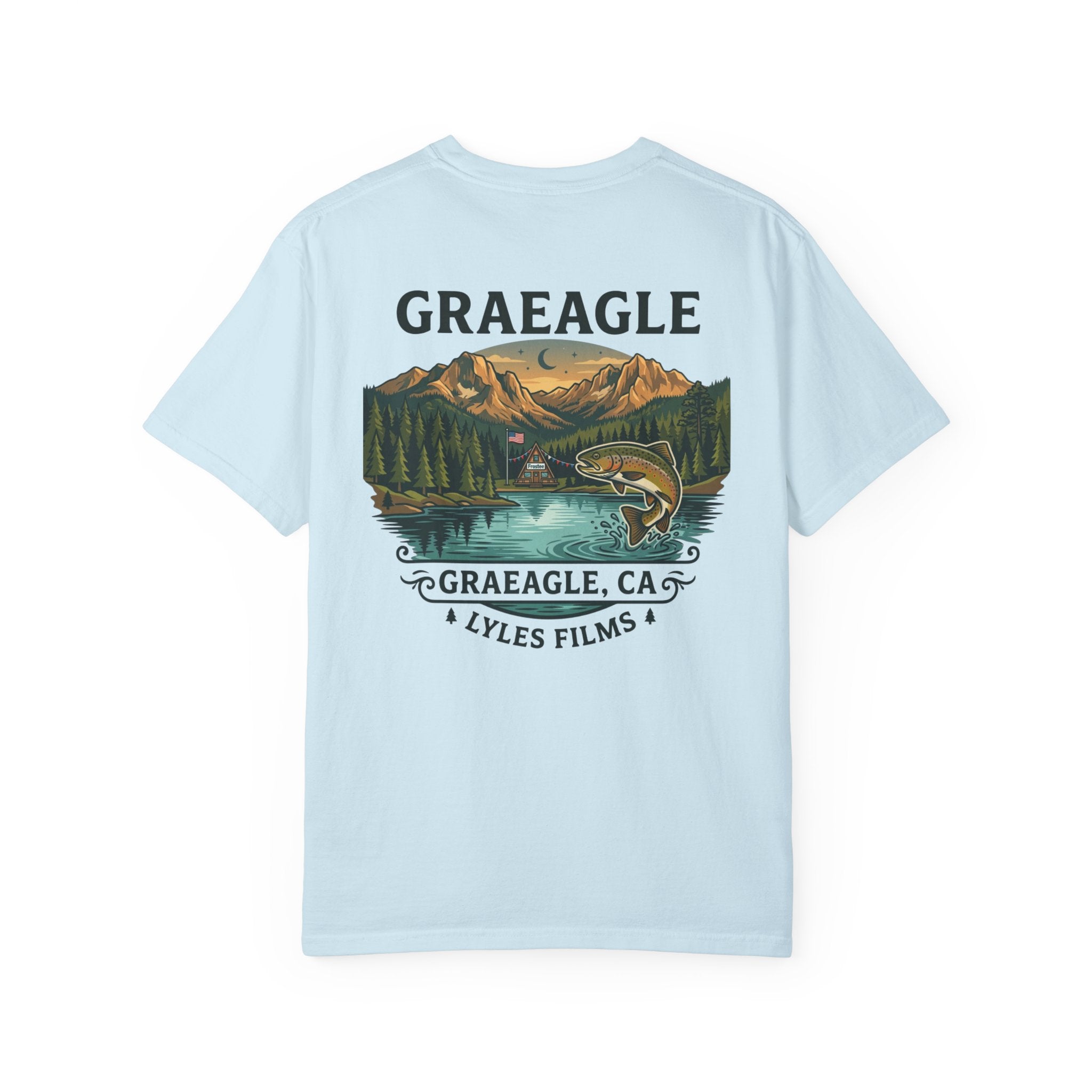Graeagle Fishing T-Shirt — Graeagle, CA Scenic Trout Graphic Tee