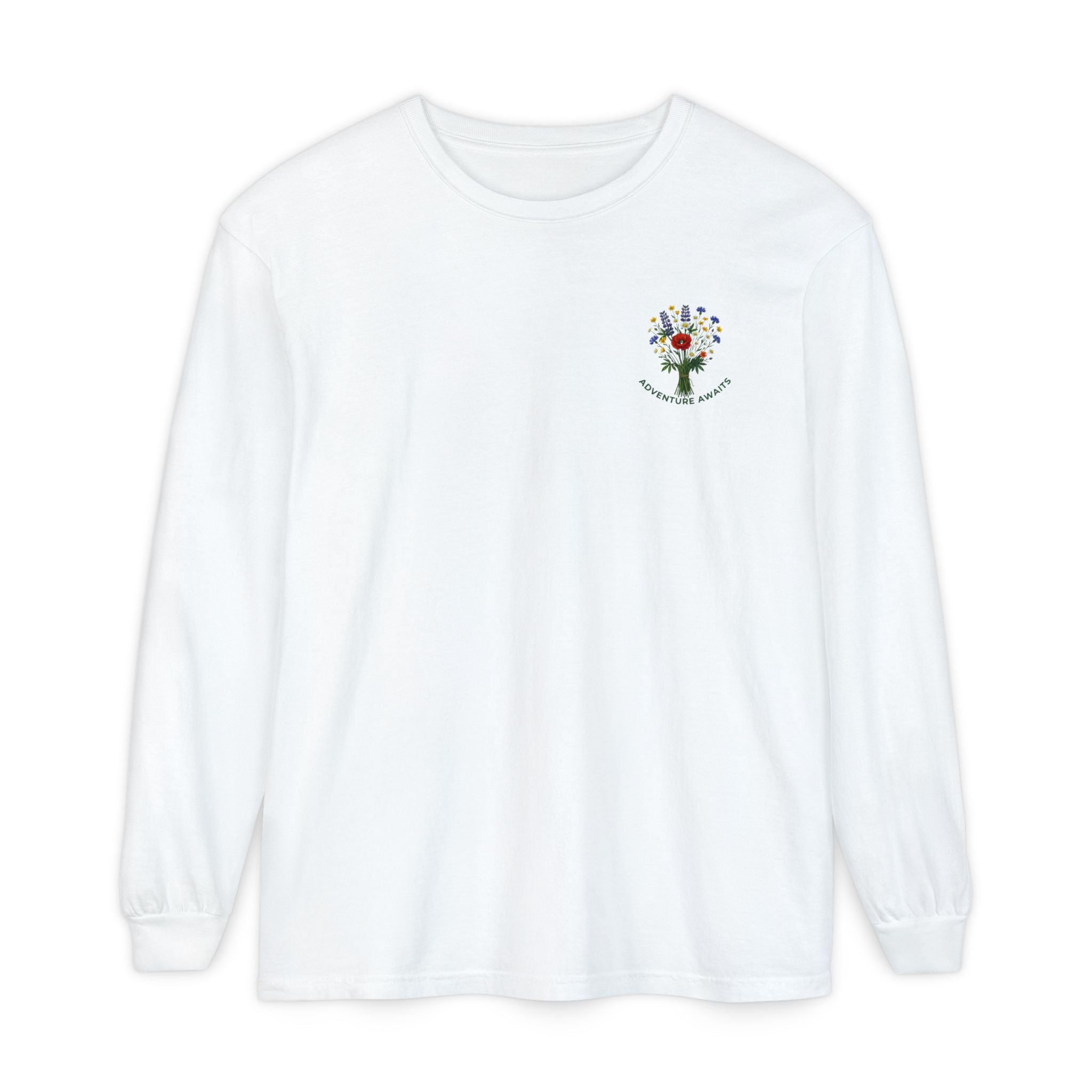 Adventure Awaits Mountain Landscape Long Sleeve Tee – Lyles Films